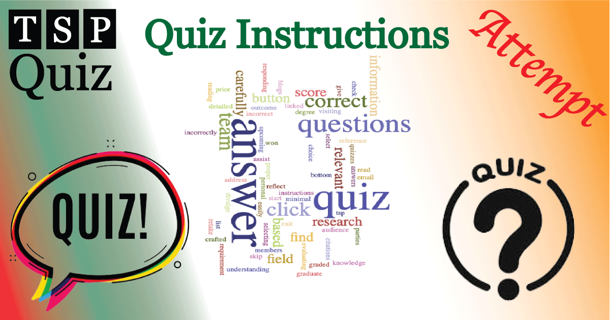 TSP Quiz Instructions