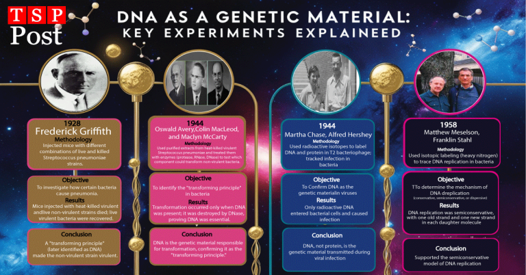 DNA As The Genetic Material: Key Experiments Explained