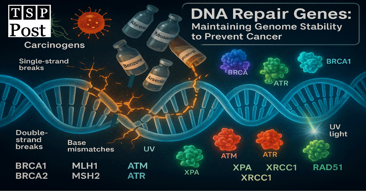 DNA Repair Genes: Maintaining Genome Stability to Prevent Cancer
