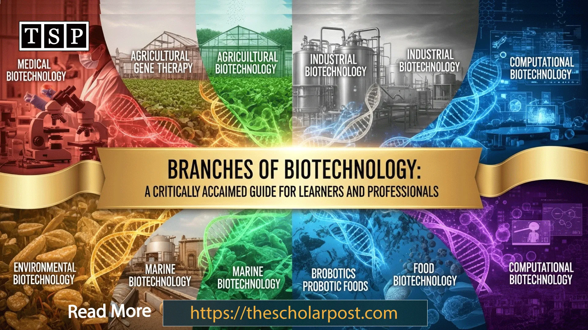 Branches of Biotechnology: A Critically Acclaimed Guide for Learners and Professionals